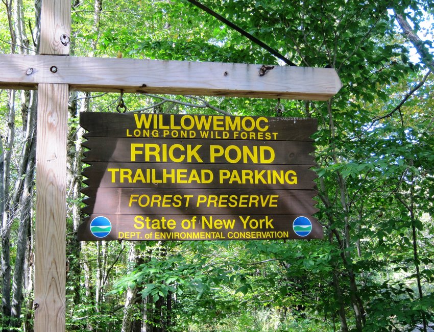 Come hike around Frick Pond in Mongaup State Park.